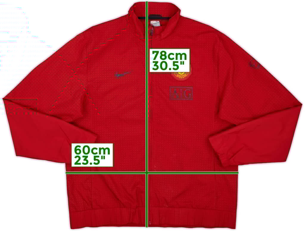 2009-10 Manchester United Nike Track Jacket - 8/10 - (XL)