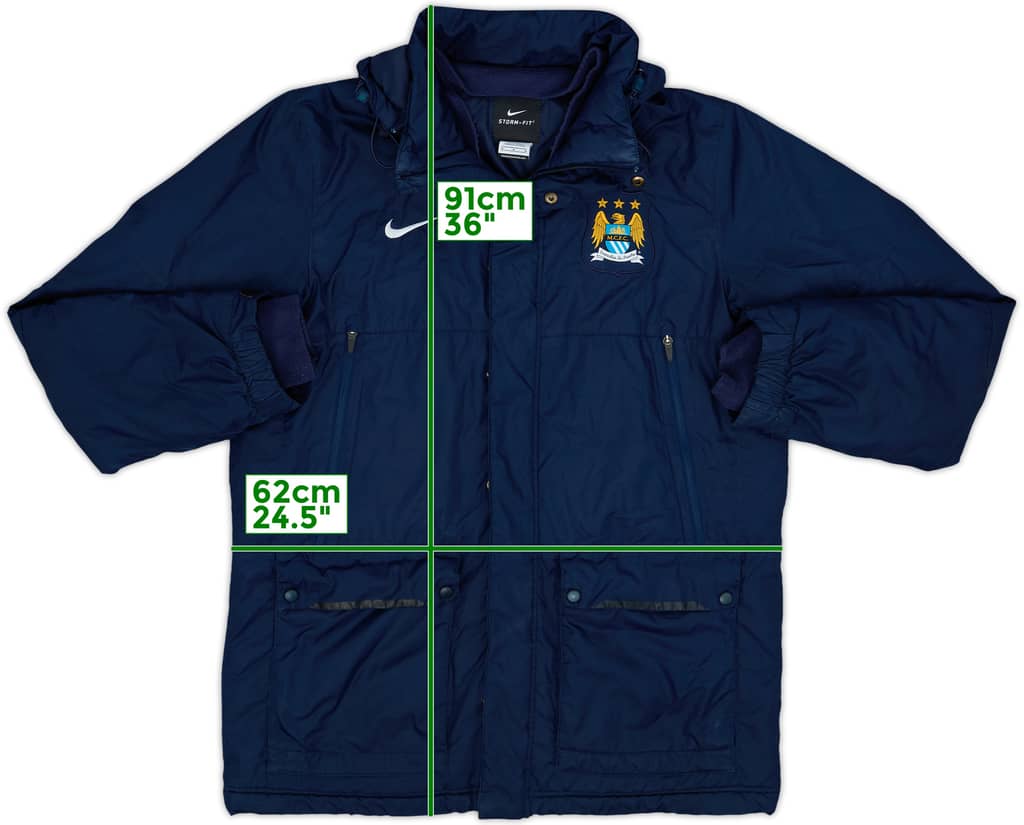 2013-14 Manchester City Nike Padded Bench Coat - 8/10 - (M)