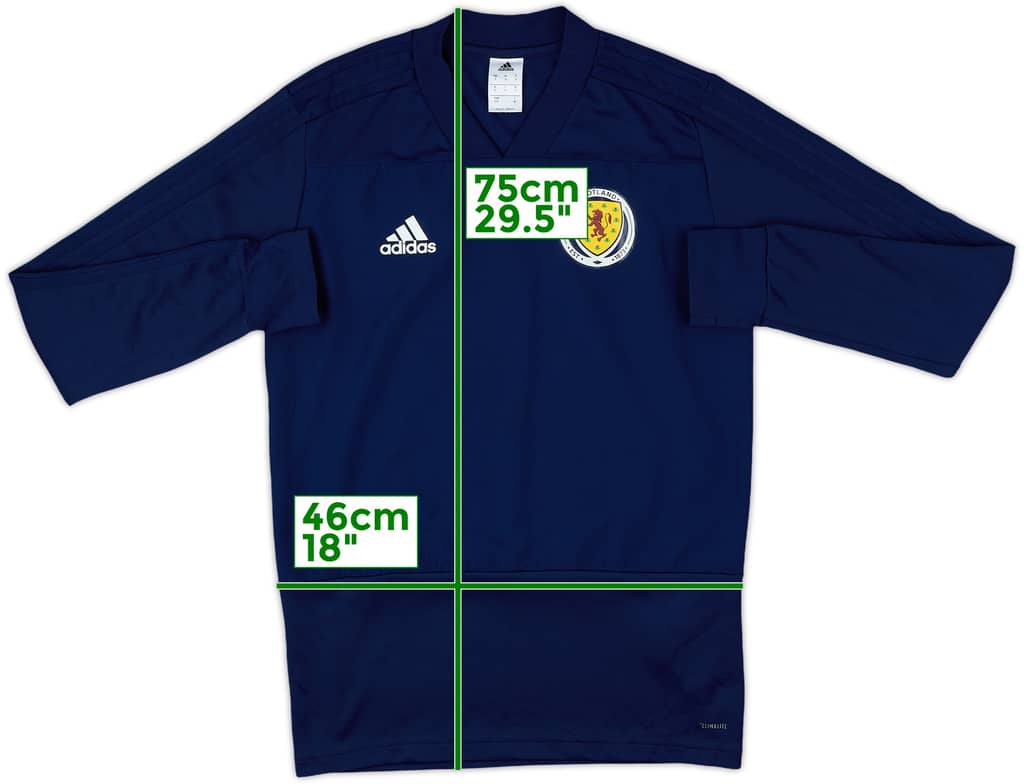 2018-19 Scotland adidas Sweat Top - 9/10 - (S)