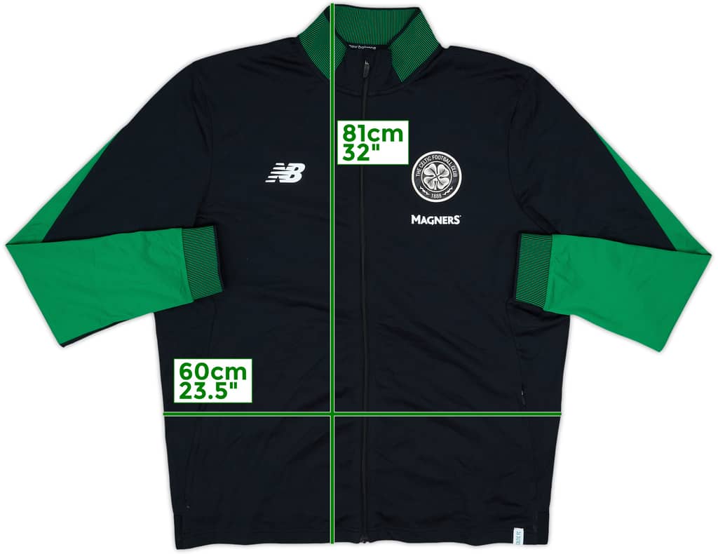 2017-18 Celtic New Balance Track Jacket - 10/10 - (XXL)