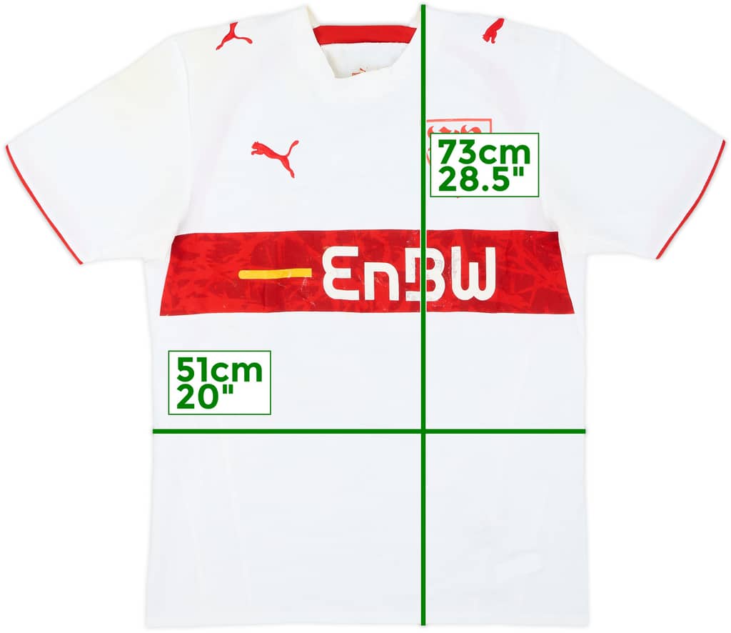 2006-07 Stuttgart Home Shirt - 4/10 - (M)