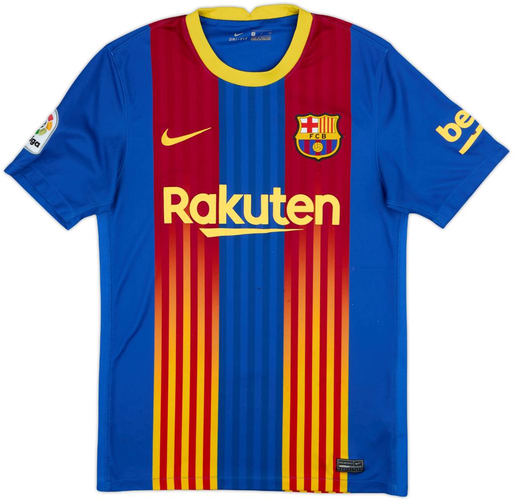 2020-21 Barcelona 'Clasico' Home Shirt - 4/10 - (S)