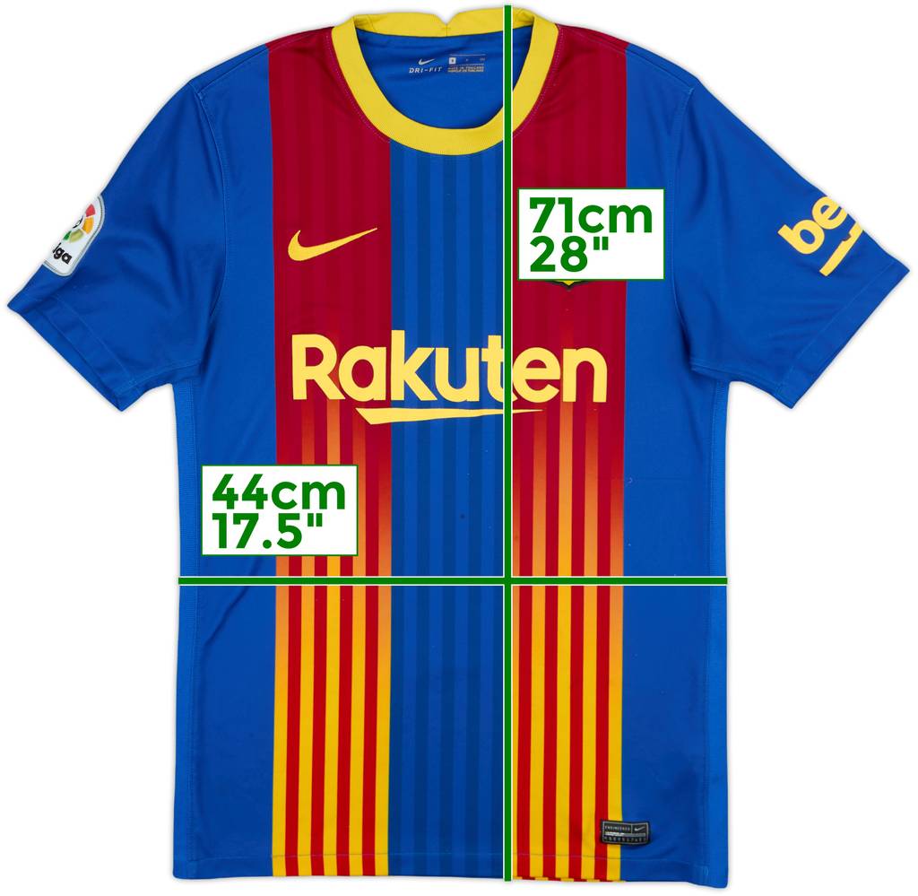 2020-21 Barcelona 'Clasico' Home Shirt - 4/10 - (S)