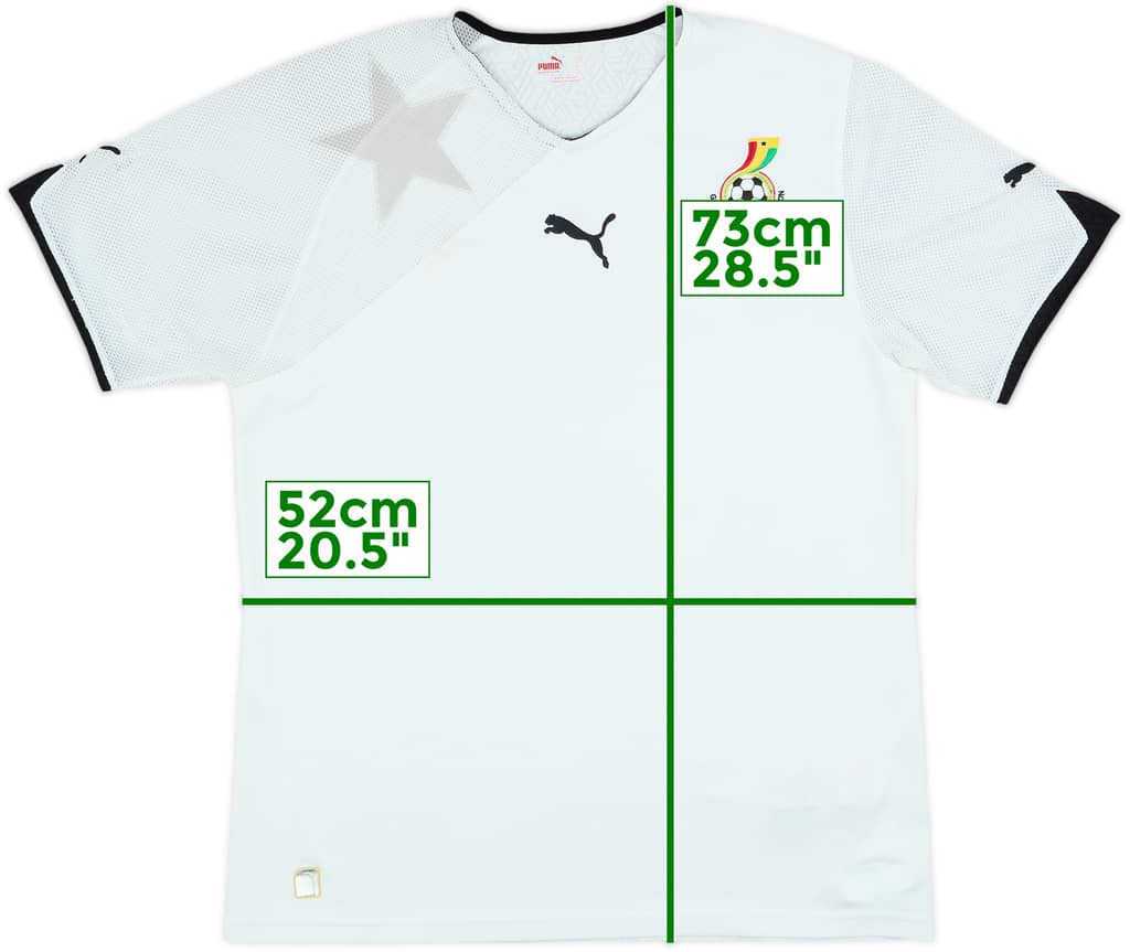 2010-11 Ghana Home Shirt - 9/10 - (L)