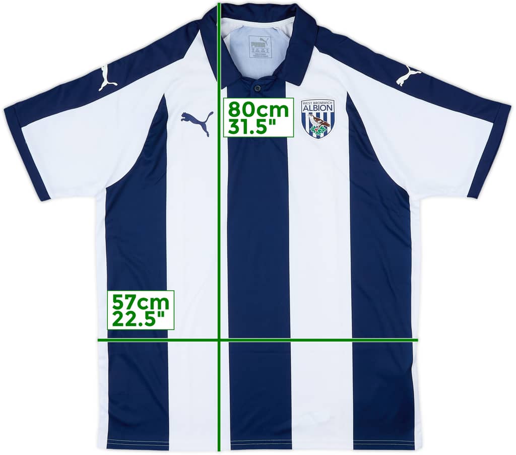 2018-19 West Brom Home Shirt - 9/10 - (XL)