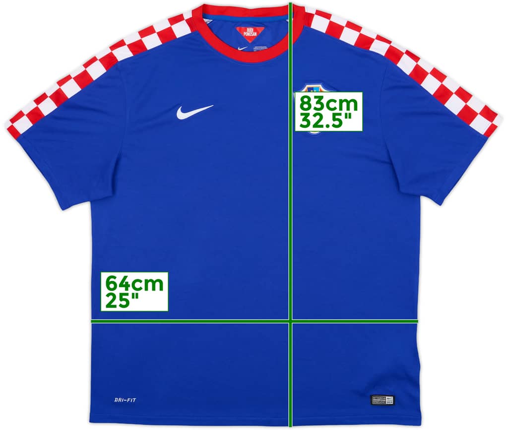 2014-15 Croatia Away Shirt - 10/10 - (XXL)
