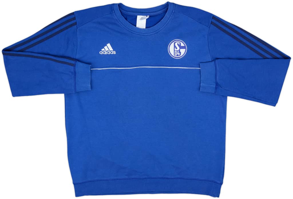 2017-18 Schalke adidas Sweat Top - 8/10 - (XL)