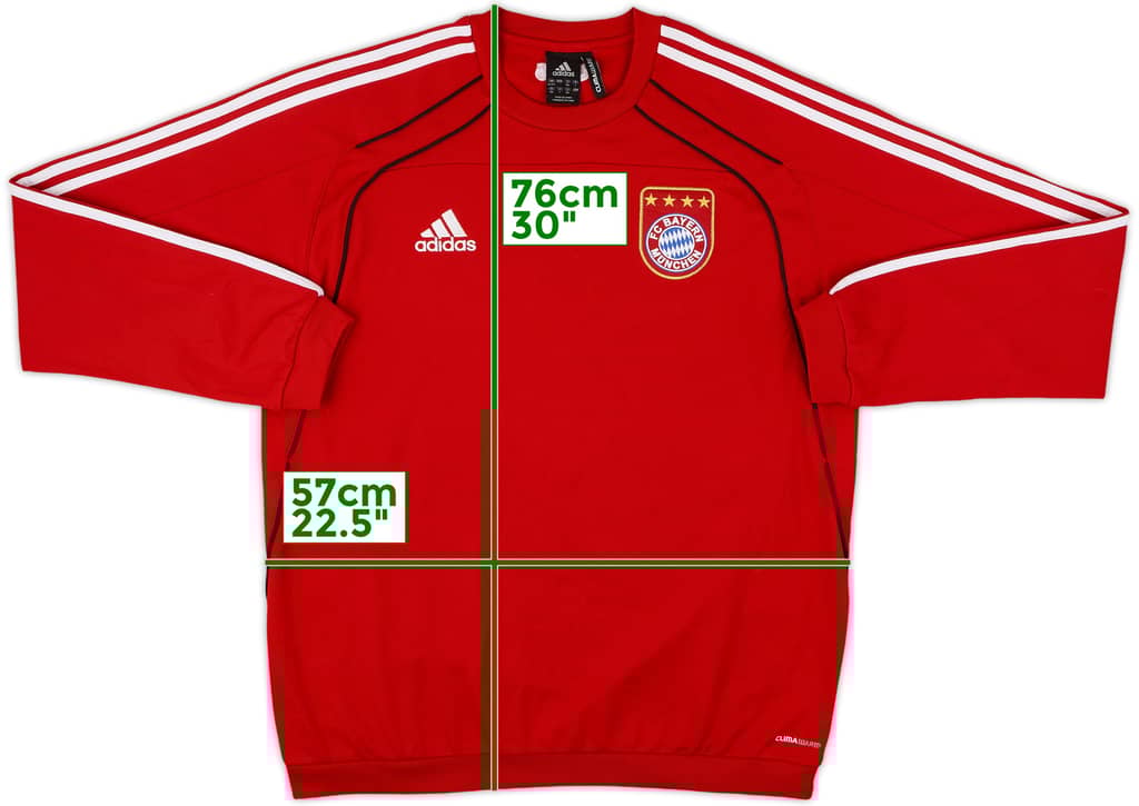 2010-11 Bayern Munich adidas Sweat Top - 8/10 - (L)