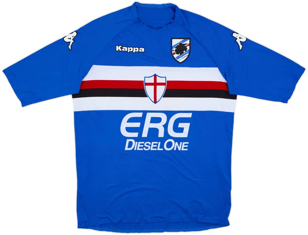 2006-07 Sampdoria Player Issue Home Shirt - 5/10 - (L)