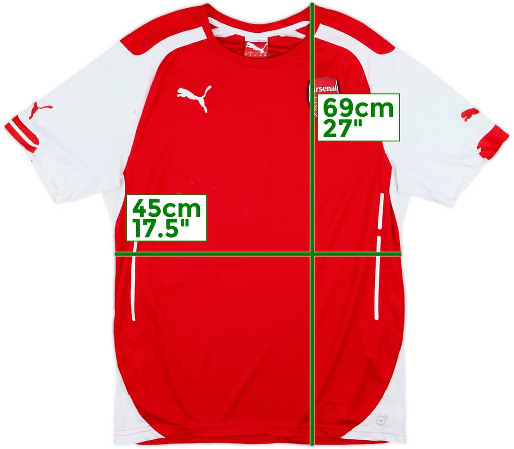 2014-15 Arsenal Home Shirt - 4/10 - (M)