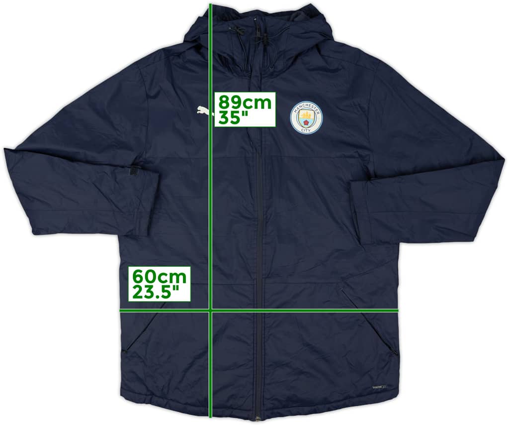 2022-23 Manchester City Puma Padded Bench Coat - 10/10 - (L)