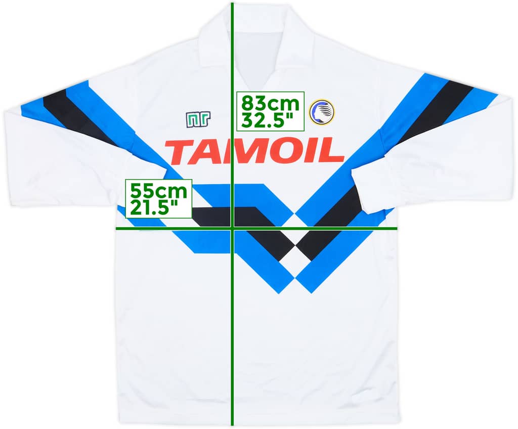 1989-91 Atalanta Away L/S Shirt - 8/10 - (L)
