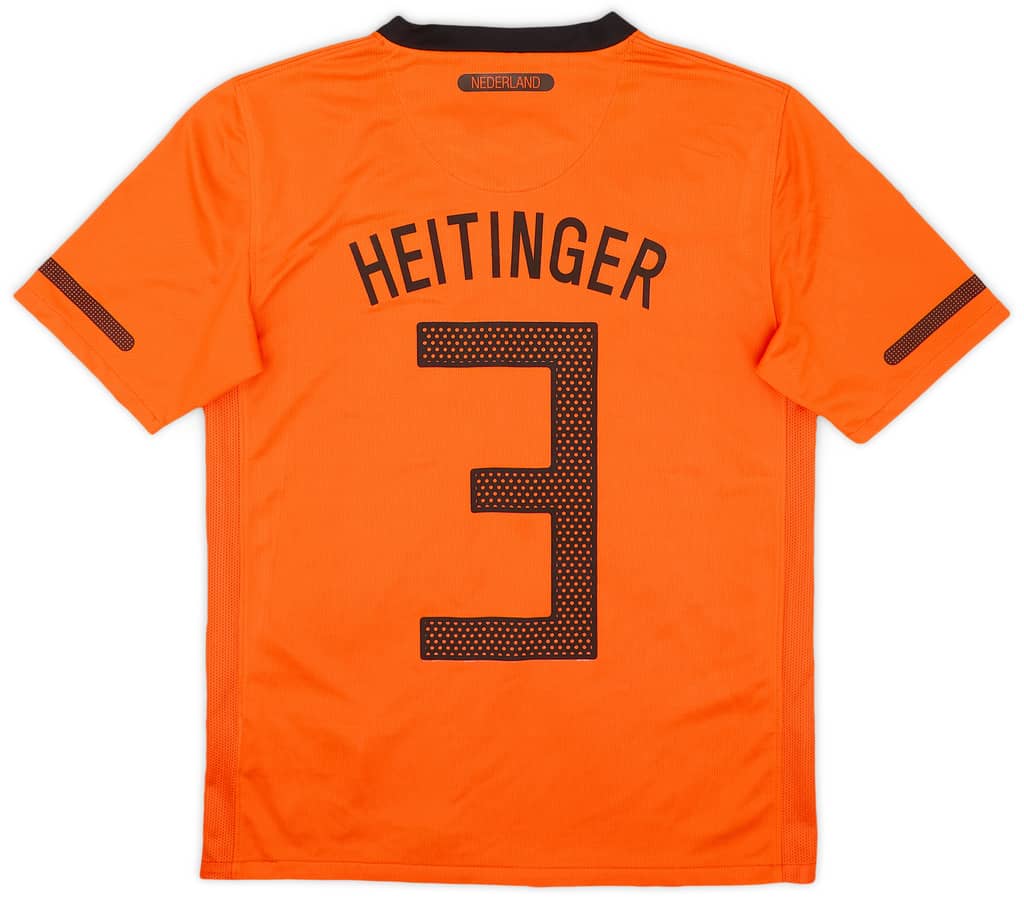 2010-11 Netherlands Home Shirt Heitinger #3 - 9/10 - (L.Boys)