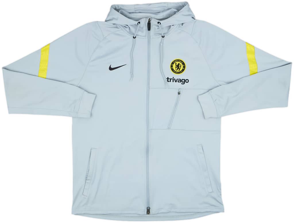 2021-22 Chelsea Nike Hooded Track Jacket - 8/10 - (L)