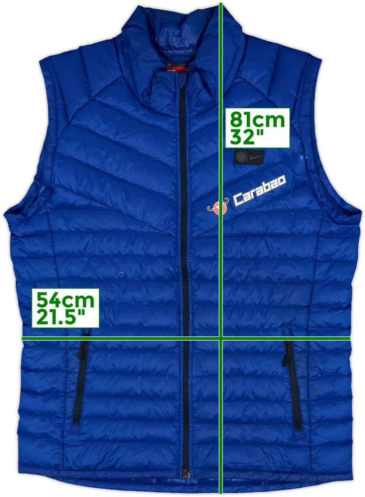 2017-18 Chelsea Player Issue Nike Padded Gilet - 7/10 - (L)