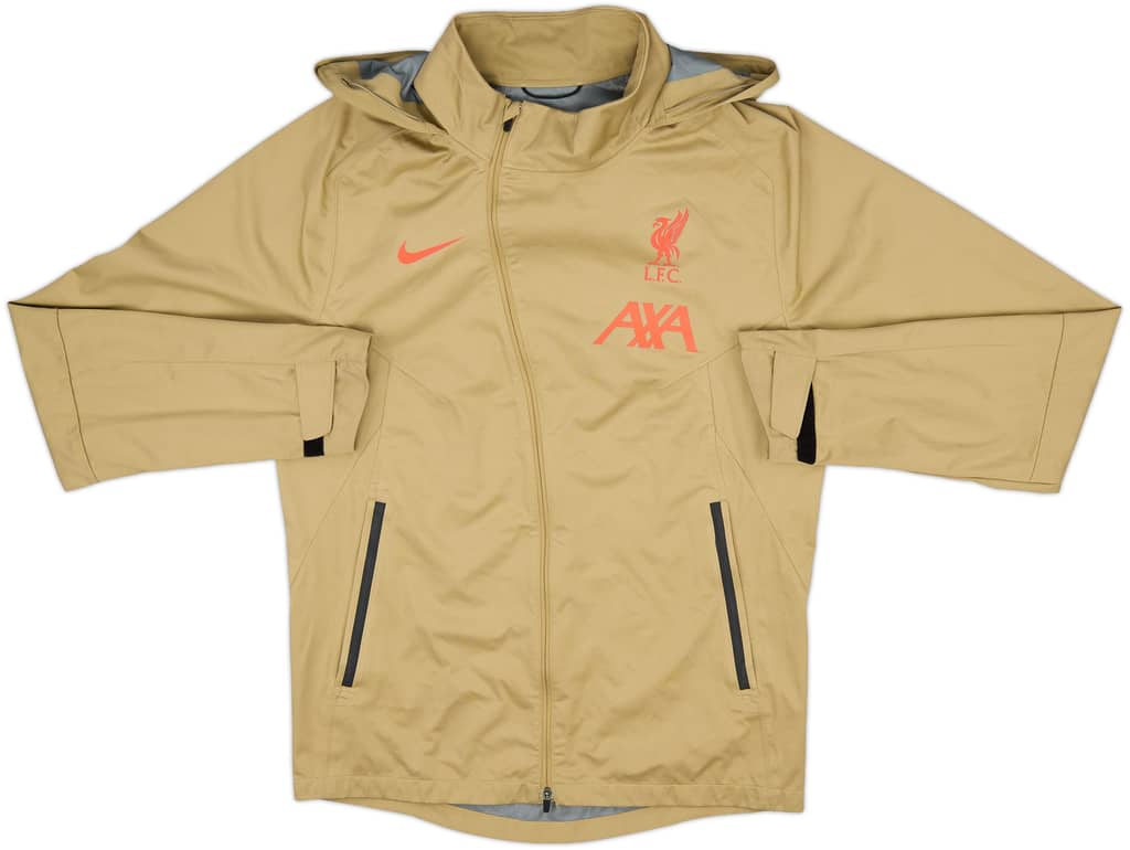 2021-22 Liverpool Nike Hooded Rain Jacket - 8/10 - (S)