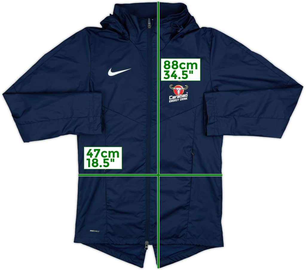 2018-19 Chelsea Nike Hooded Rain Jacket - 8/10 - (S)