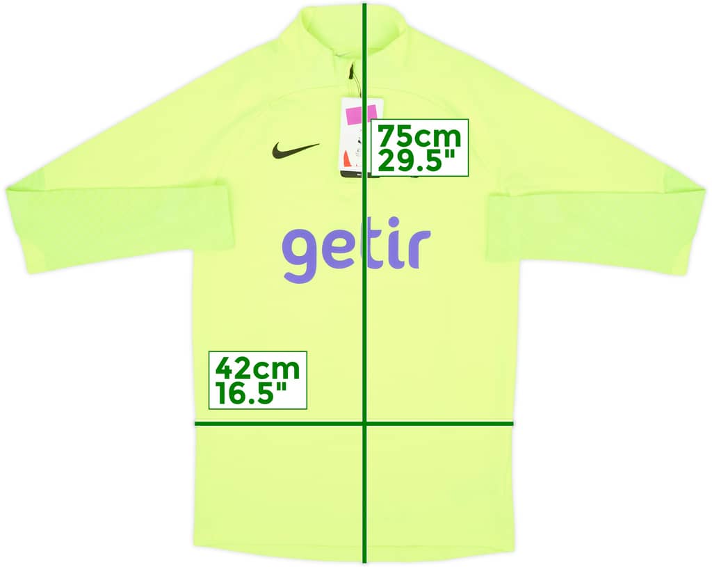 2022-23 Tottenham Nike 1/4 Zip Training Top (S)