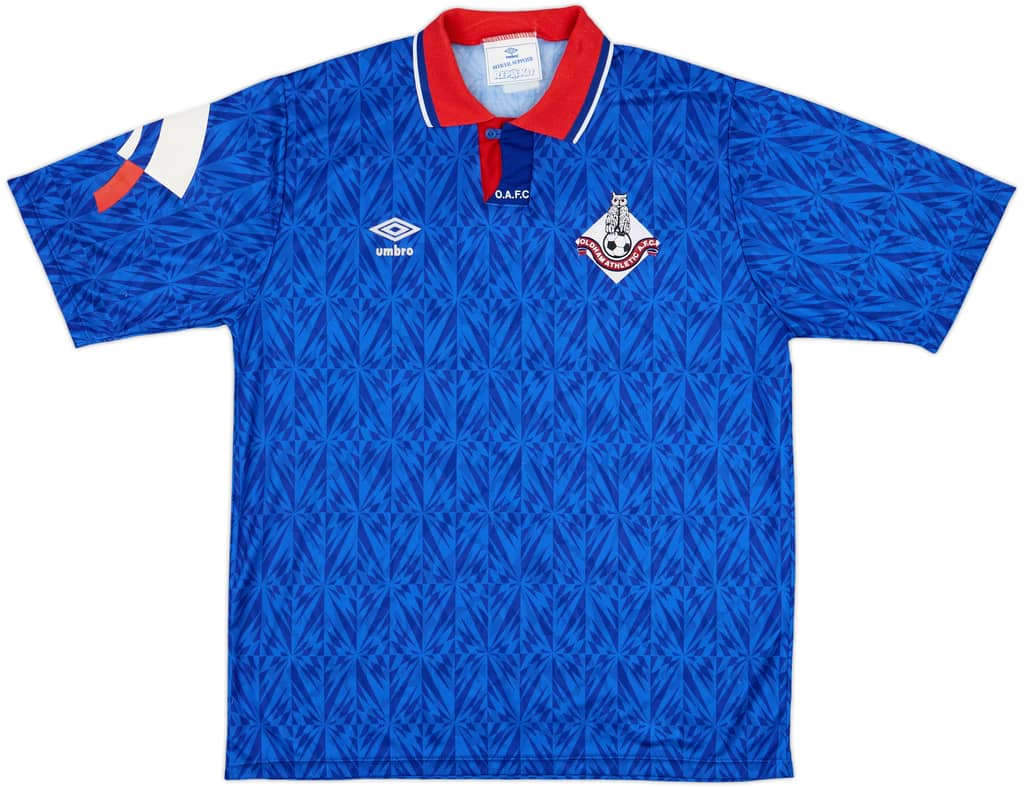 1991-93 Oldham Athletic Home Shirt - 8/10 - (XL)