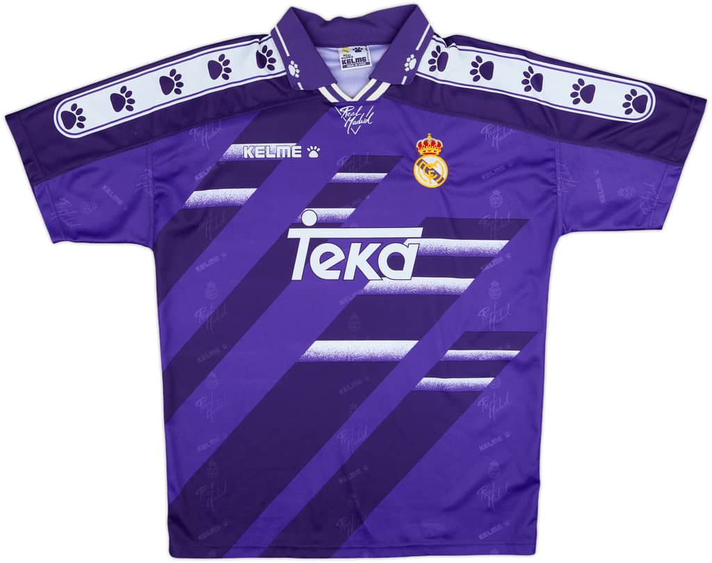 1994-96 Real Madrid Away Shirt - 8/10 - (M)
