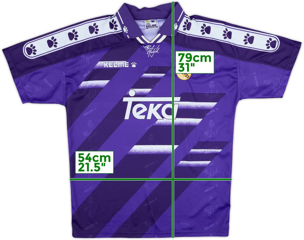 1994-96 Real Madrid Away Shirt - 8/10 - (M)