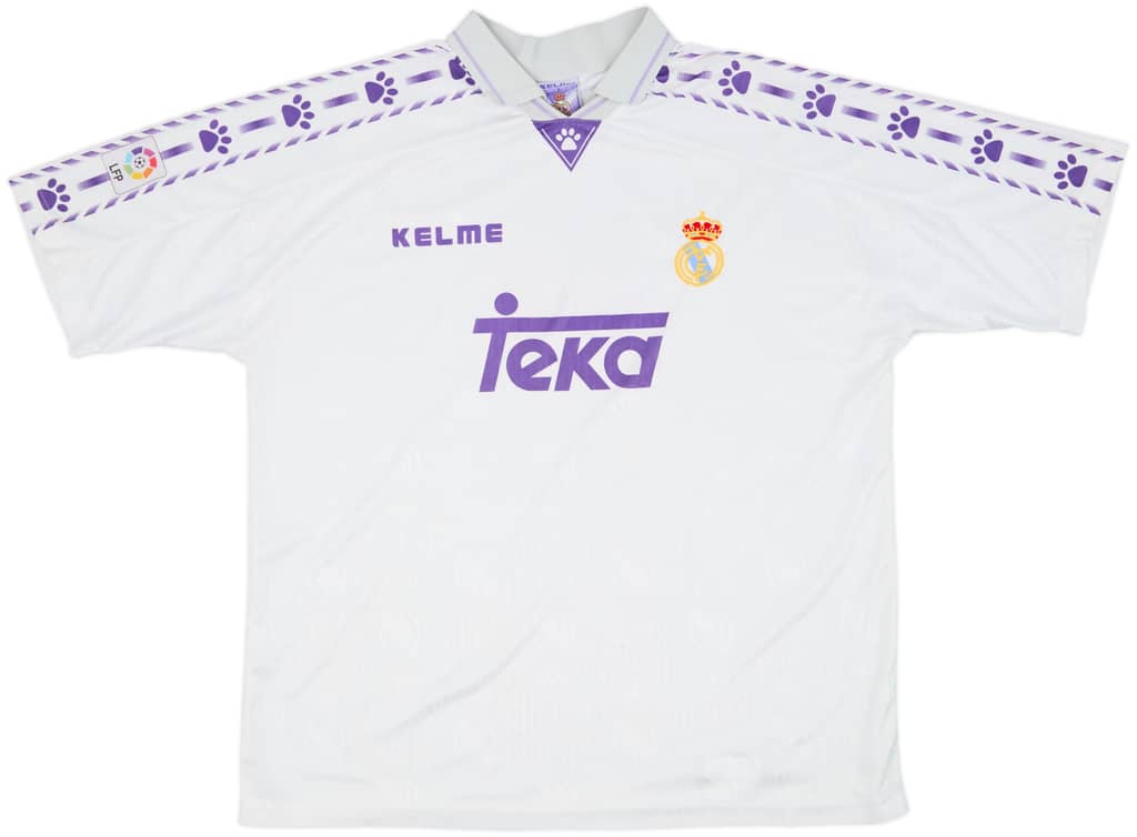 1996-97 Real Madrid Home Shirt - 6/10 - (XXL)