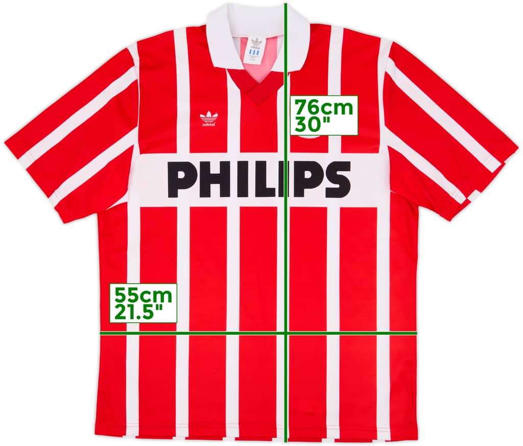 1990-92 PSV Home Shirt - 8/10 - (XL)