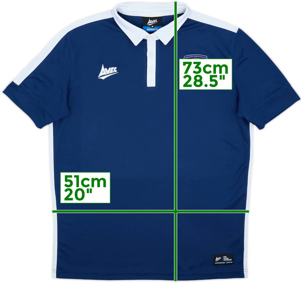 2010-11 Preston North End Avec Polo Shirt - 8/10 - (M)