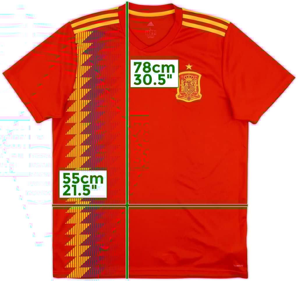 2018-19 Spain Home Shirt - 9/10 - (L)