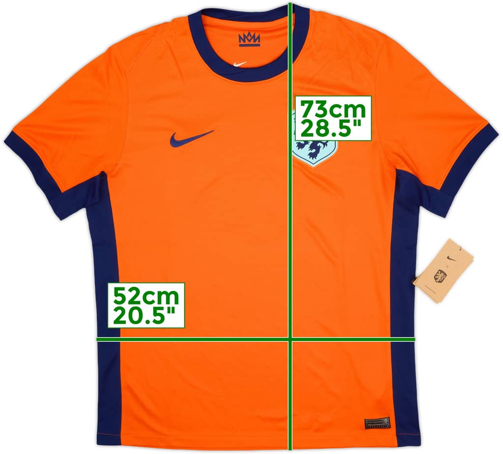 2024-26 Netherlands Home Shirt (L)