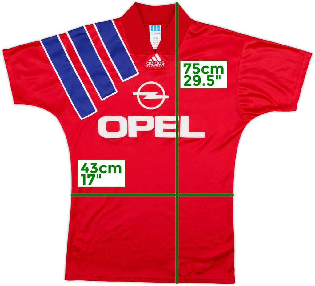 1991-93 Bayern Munich Home Shirt - 8/10 - (S)
