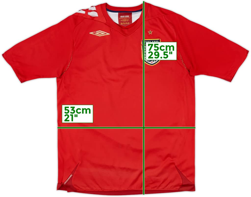 2006-08 England Away Shirt - 5/10 - (M)