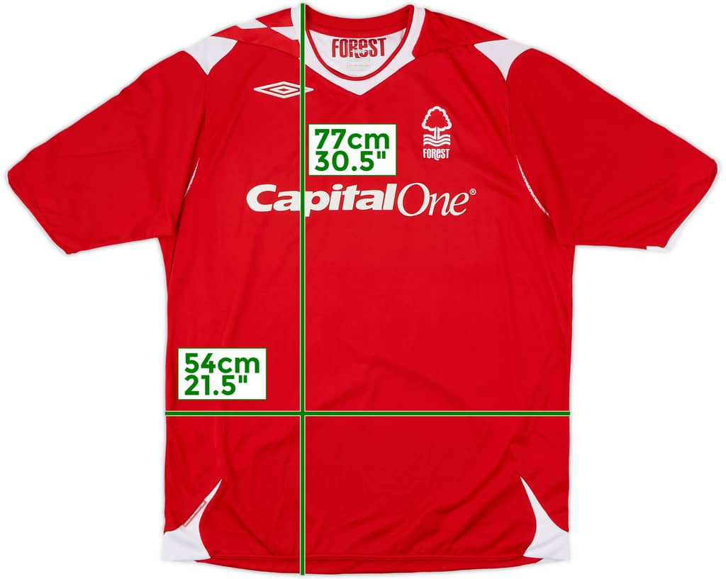 2006-08 Nottingham Forest Home Shirt - 9/10 - (L)