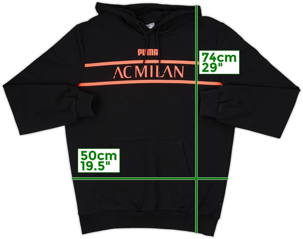 2021-22 AC Milan Puma Hoodie - 10/10 - (M)