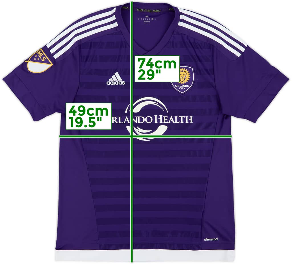 2016 Orlando City Home Shirt - 9/10 - (M)