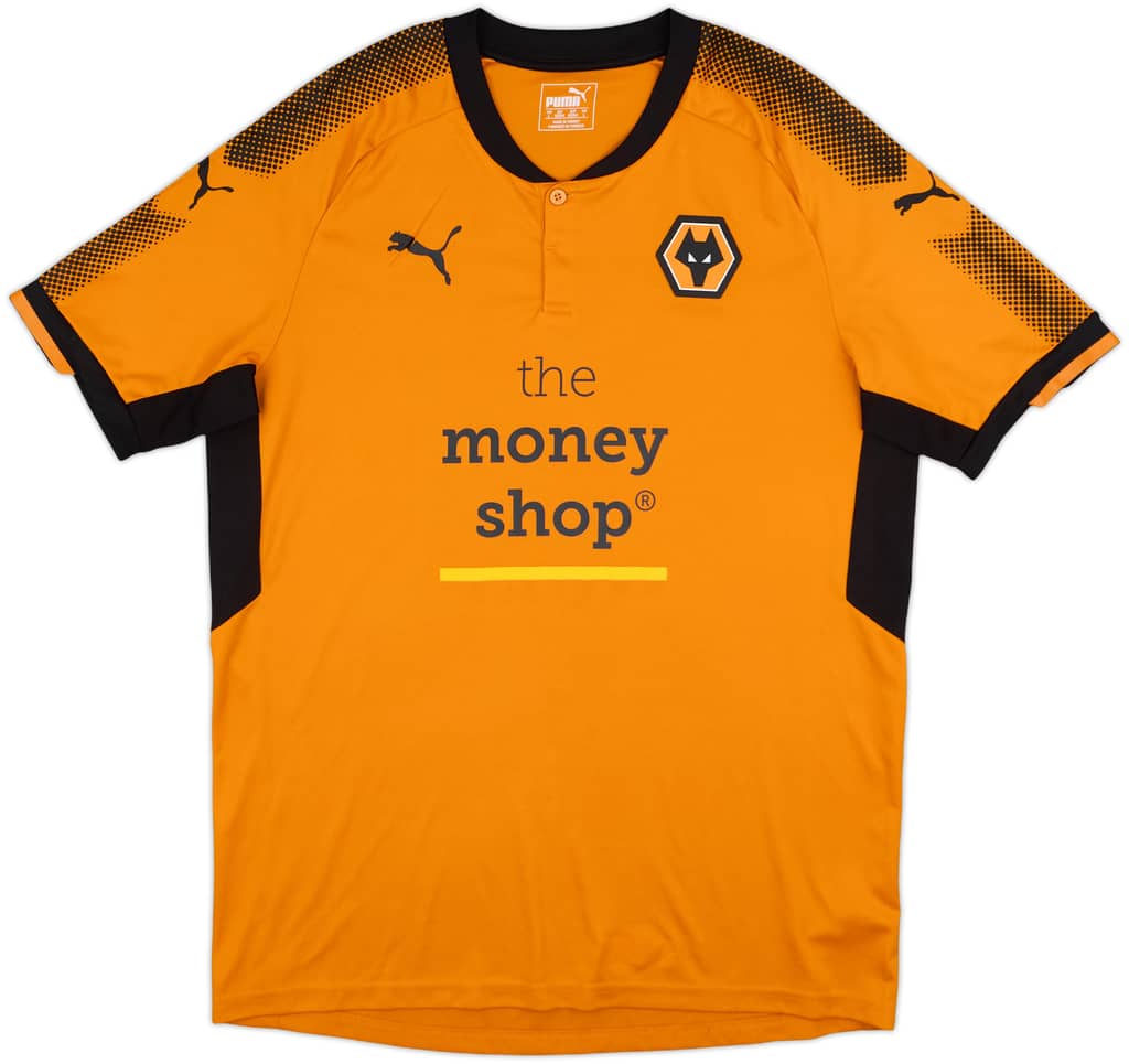 2017-18 Wolves Home Shirt - 8/10 - (L)