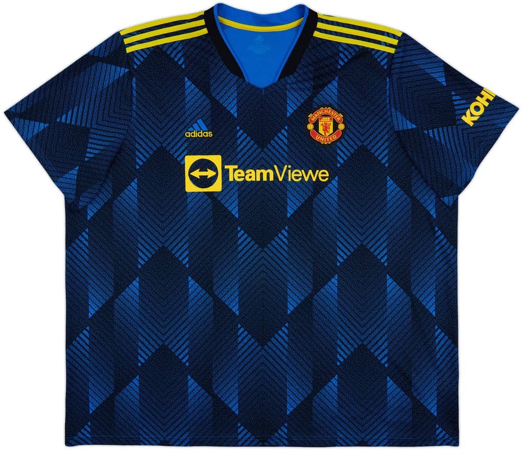 2021-22 Manchester United Third Shirt - 5/10 - (4XL)