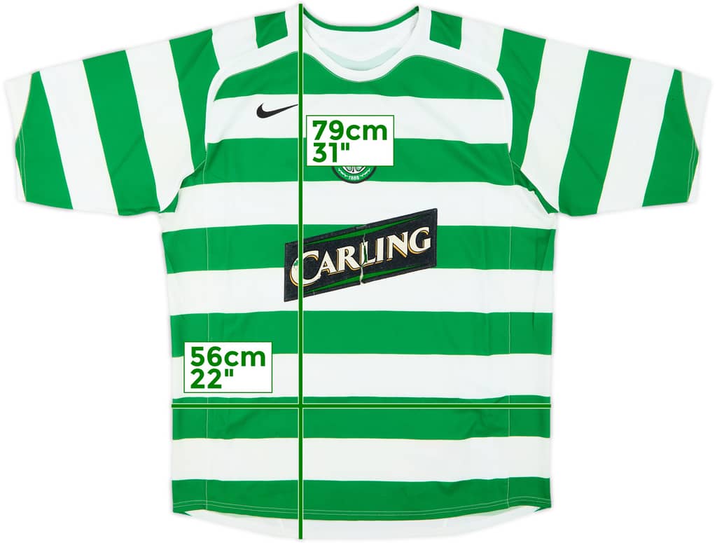 2005-07 Celtic Home Shirt - 4/10 - (L)
