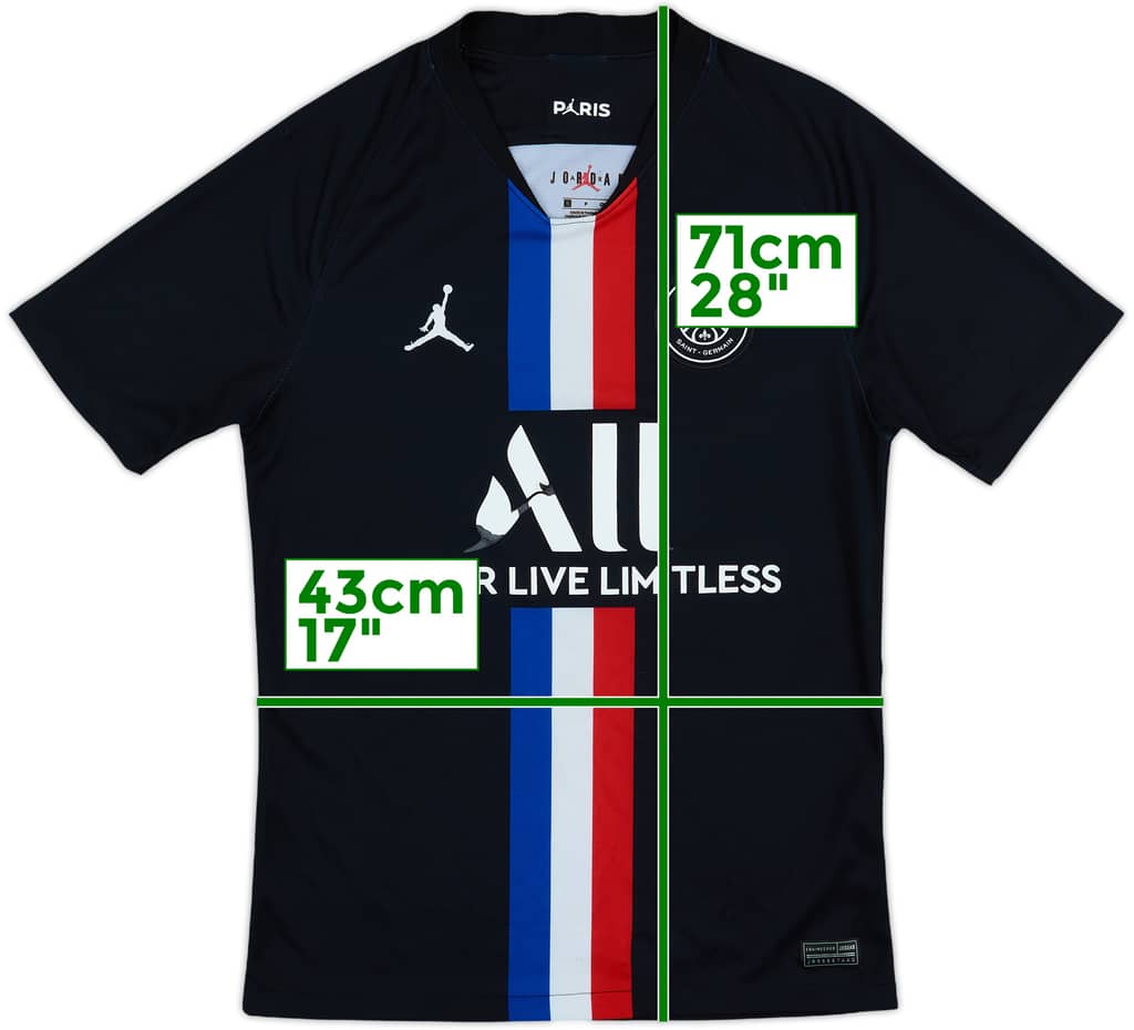 2019-20 Paris Saint-Germain Fourth Shirt - 4/10 - (S)