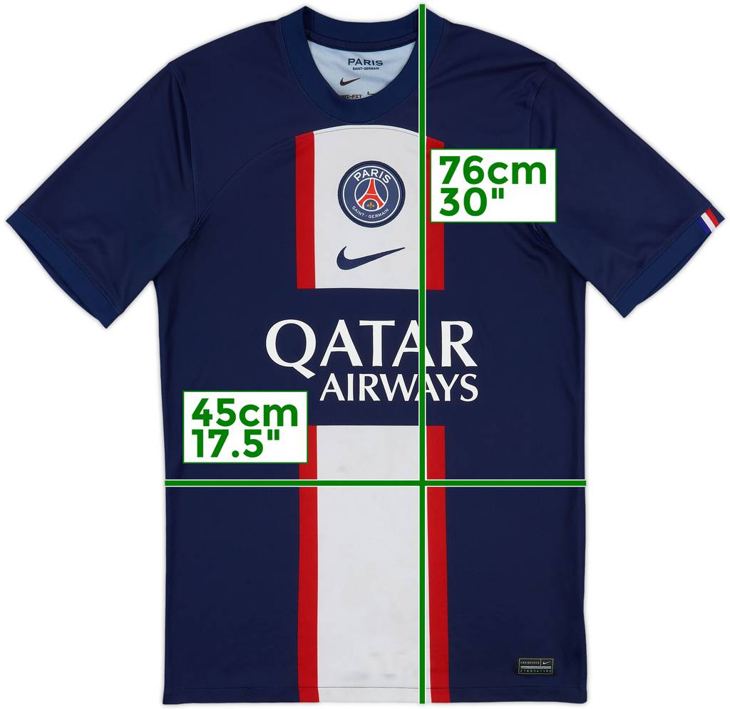 2022-23 Paris Saint-Germain Home Shirt - 5/10 - (S)