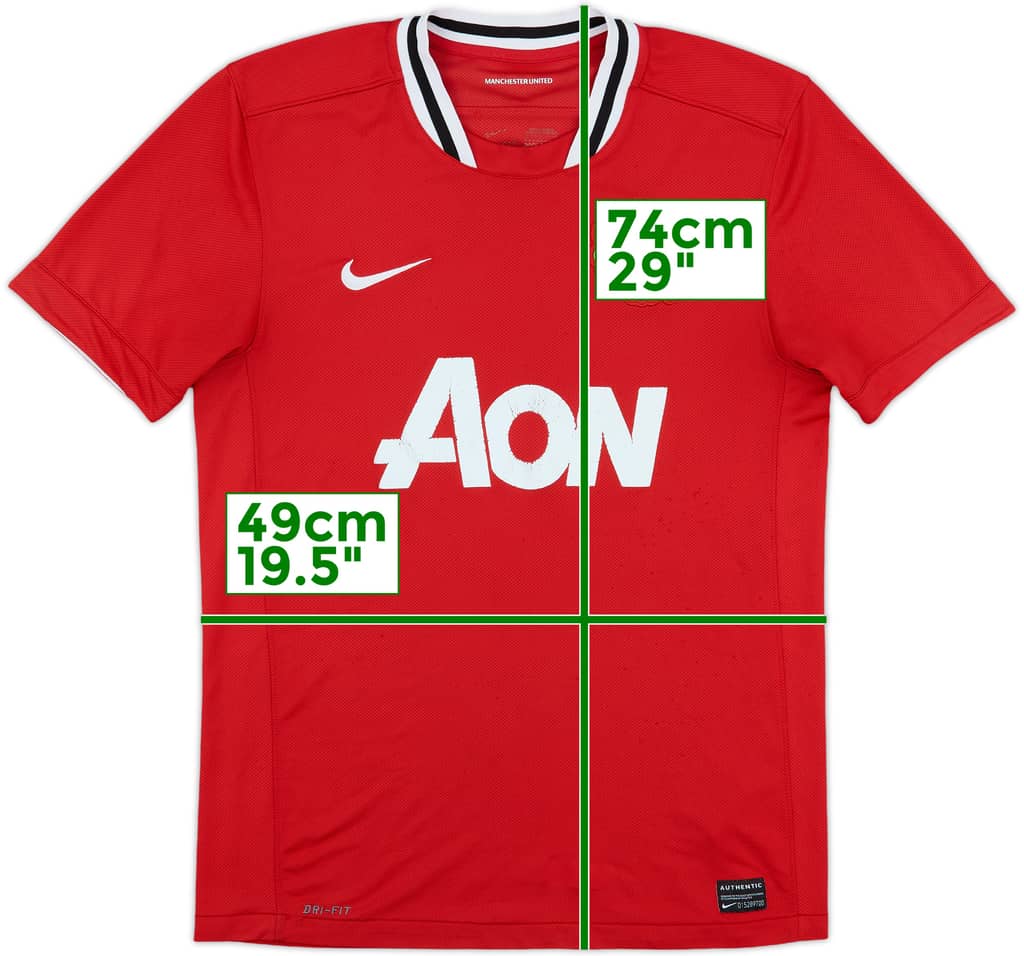 2011-12 Manchester United Home Shirt - 5/10 - (M)