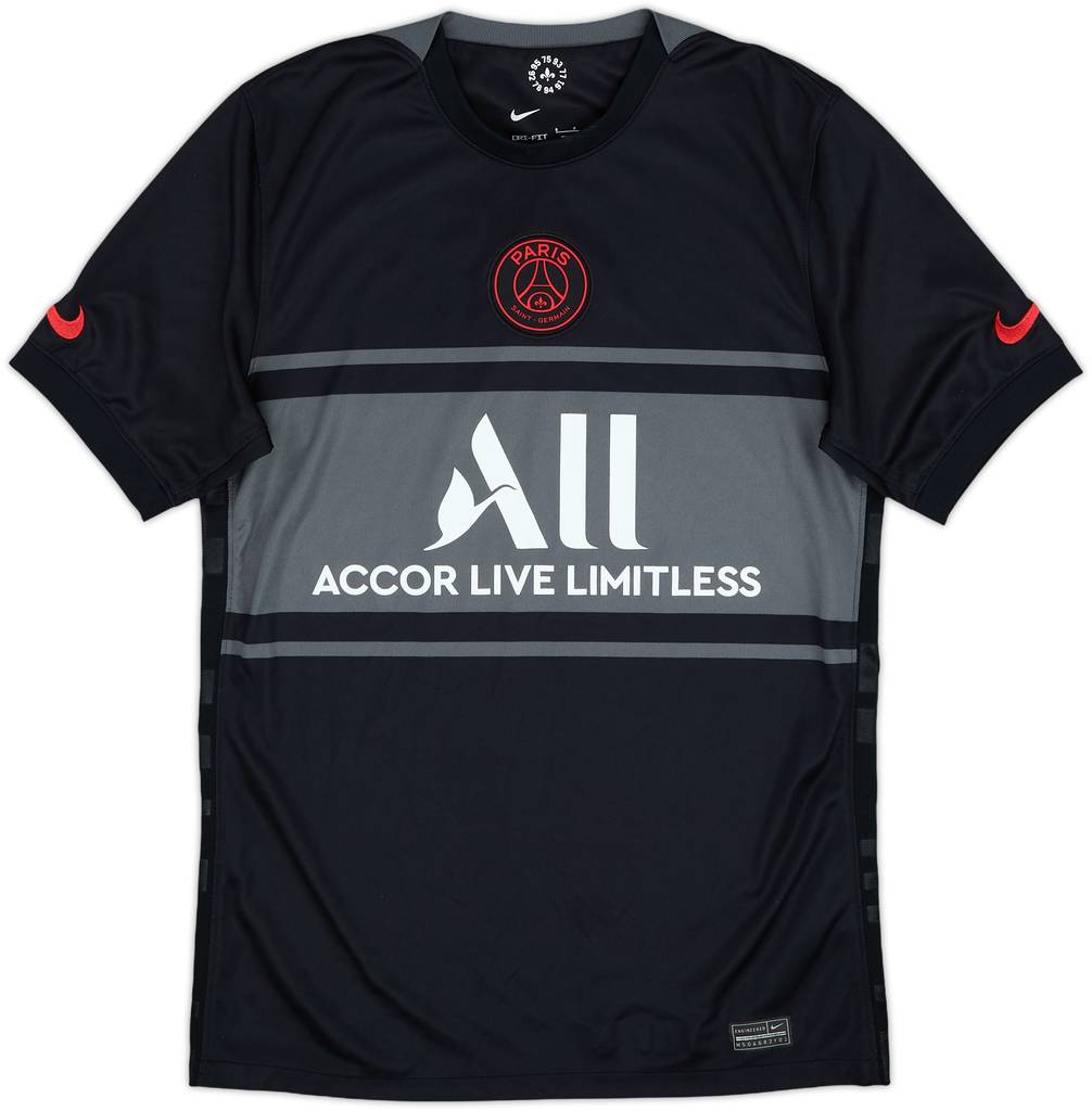 2021-22 Paris Saint-Germain Third Shirt - 8/10 - (S)