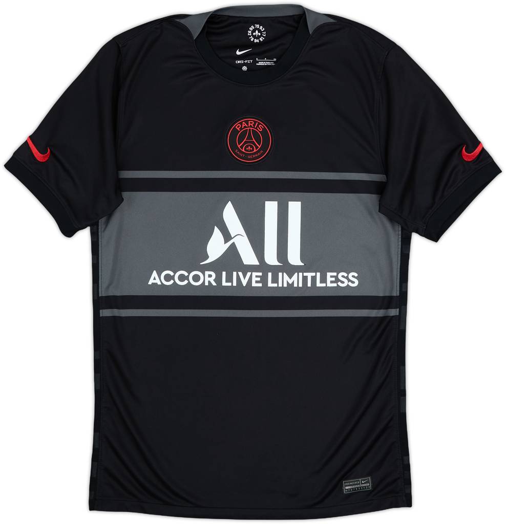 2021-22 Paris Saint-Germain Third Shirt - 6/10 - (S)
