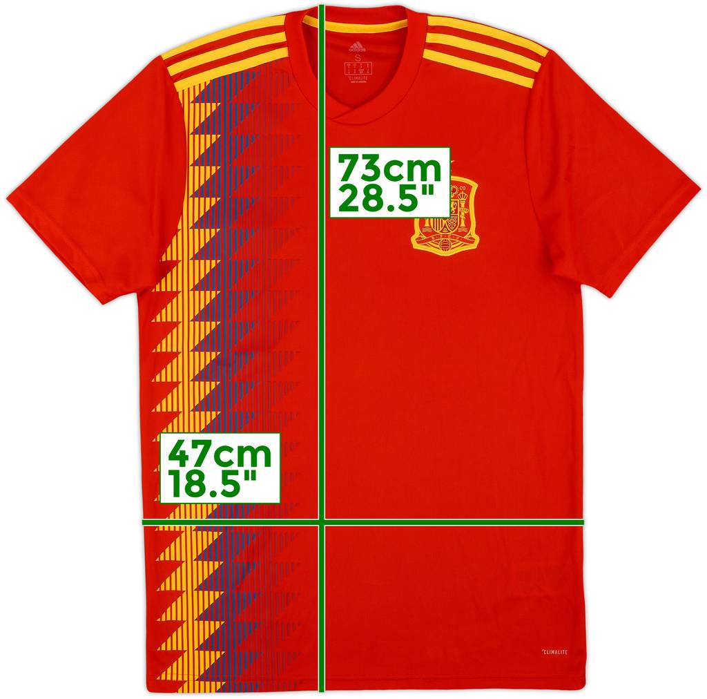 2018-19 Spain Home Shirt - 9/10 - (S)