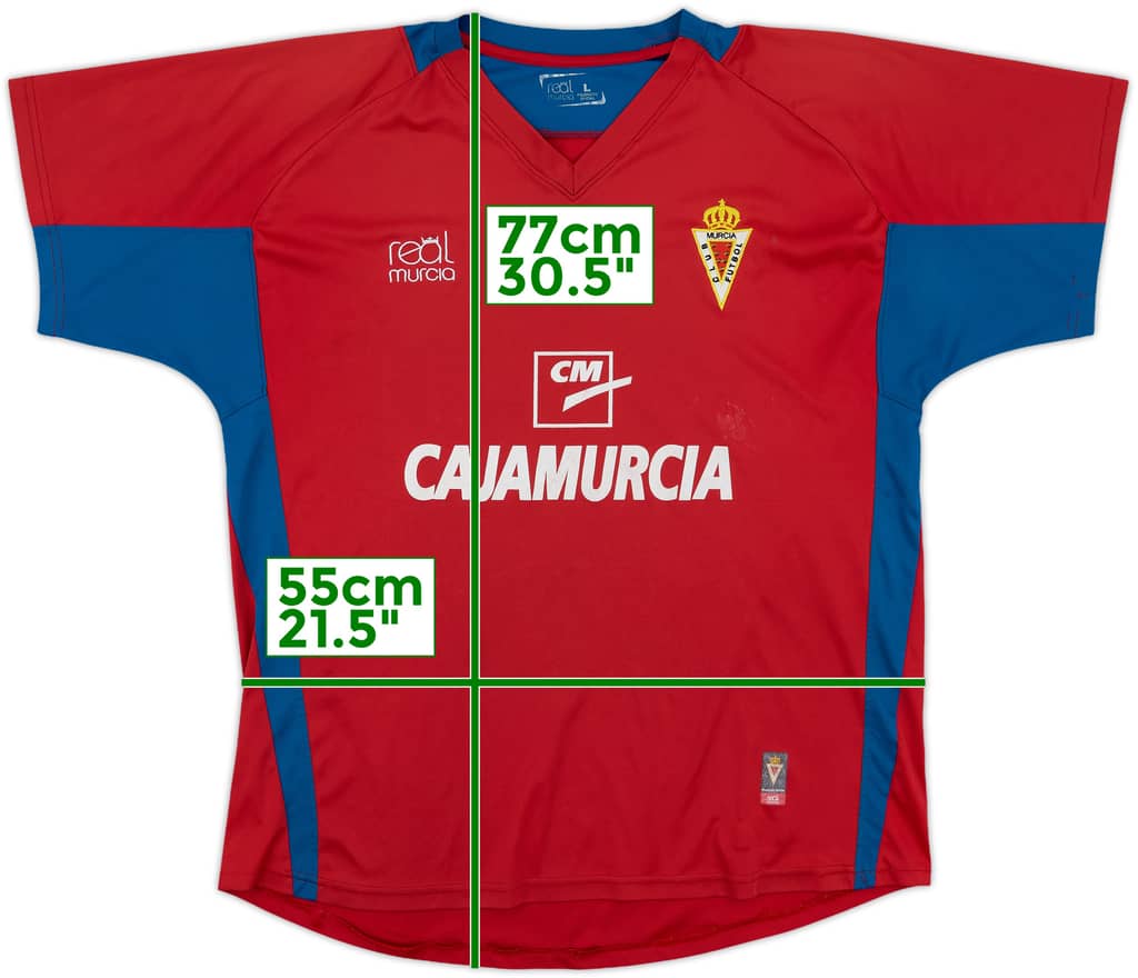 2007-08 Real Murcia Prototype Home Shirt - 6/10 - (L)