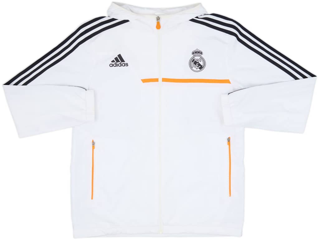 2013-14 Real Madrid adidas Hooded Track Jacket - 7/10 - (M)