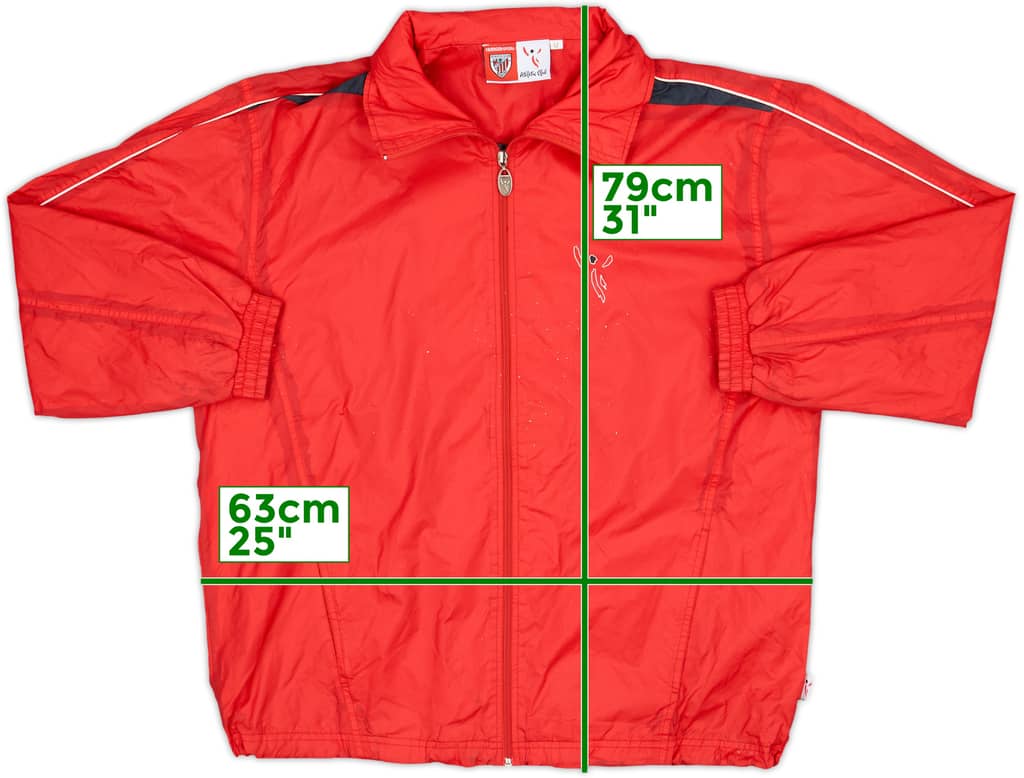 2001-02 Athletic Bilbao Hooded Rain Jacket - 6/10 - (M)