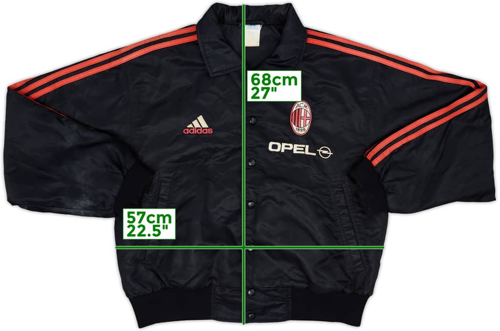 1998-00 AC Milan adidas Padded Bomber Jacket - 5/10 - (S)
