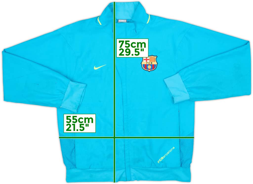 2007-08 Barcelona Nike Track Jacket - 6/10 - (M)