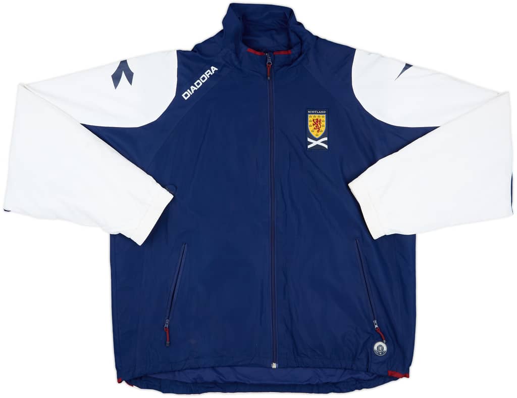 2006-07 Scotland Diadora Hooded Rain Jacket - 7/10 - (XL)